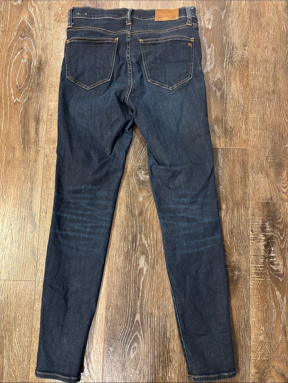 Madewell High Rise Skinny Jeans Dark Indigo Wash Size 26 - Picture 4 of 7